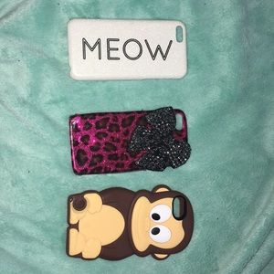 Ipod 5 cases $3 each or $7 for all